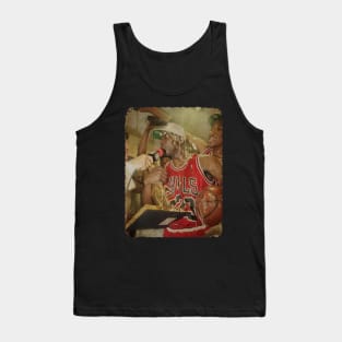 Michael Jordan and Scottie Pippen Interviewed After Celebration Tank Top